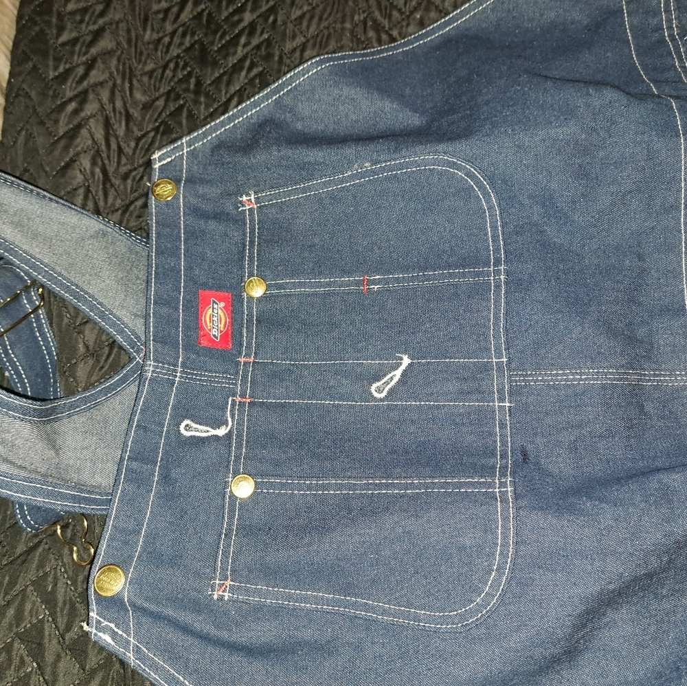 Dickies Denim Indigo bib overalls